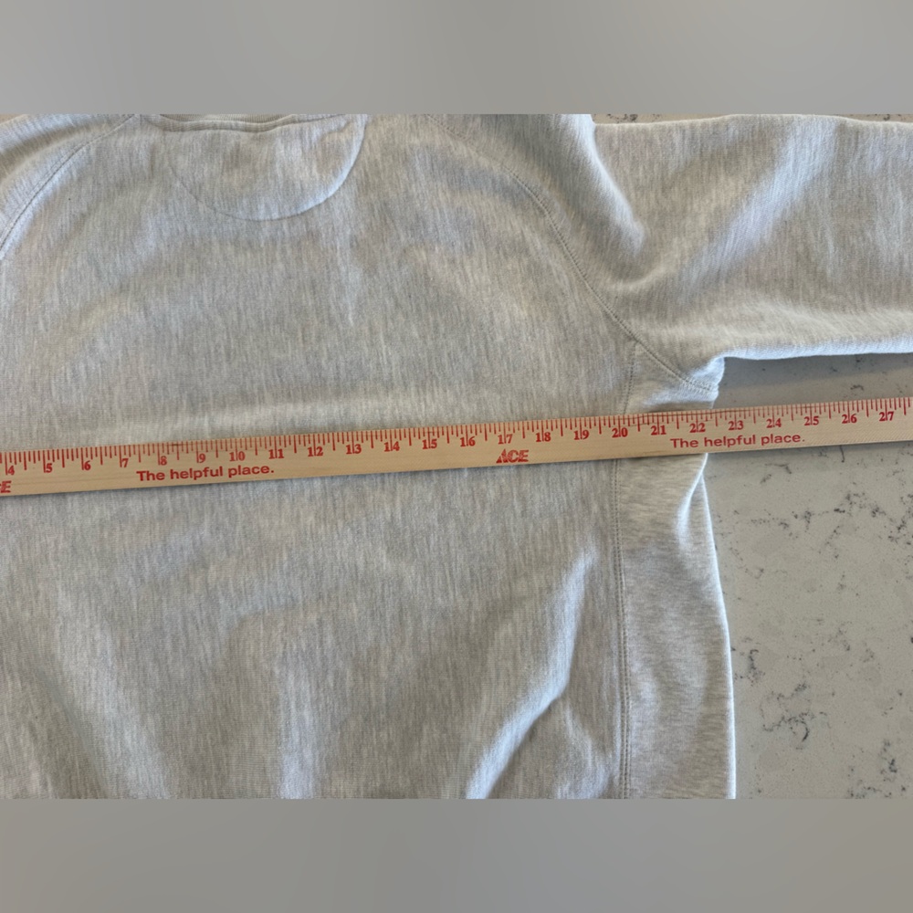 Champion grey Reverse Weave crewneck sweatshirt Michigan Unisex Size L - Picture 8 of 9